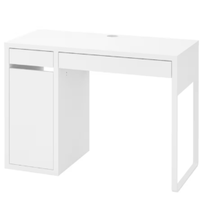 MICKE Desk, white, 105x50 cm (41 3/8x19 5/8 ")